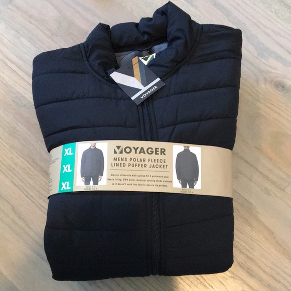 Voyager Mens Polar Fleece lined Puffer Jacket-NWT  Size XL - Picture 12 of 12